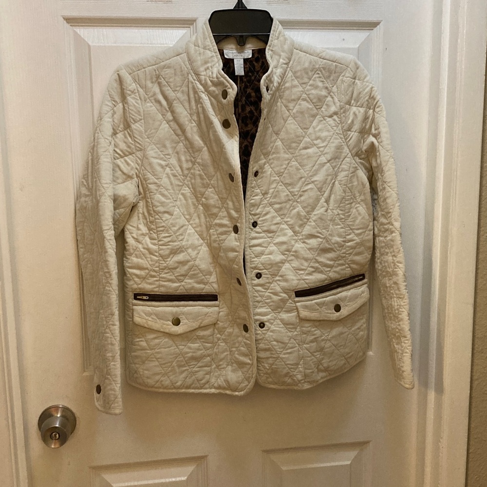 CHARTER CLUB corduroy Quilted Jacket